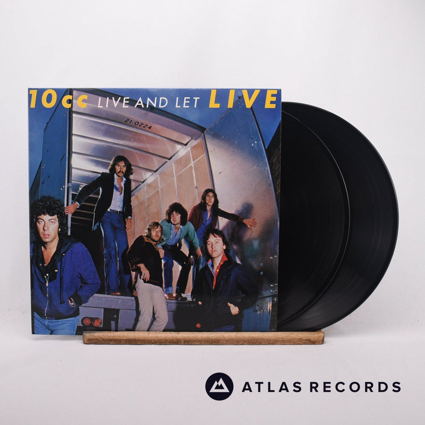10cc Live And Let Live 2 x LP Vinyl Record - Front Cover & Record