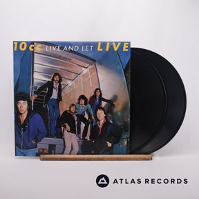 10cc Live And Let Live 2 x LP Vinyl Record - Front Cover & Record