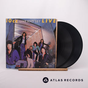 10cc Live And Let Live 2 x LP Vinyl Record - Front Cover & Record