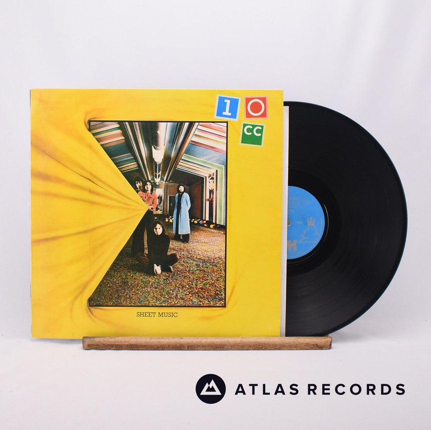 10cc Sheet Music LP Vinyl Record - Front Cover & Record