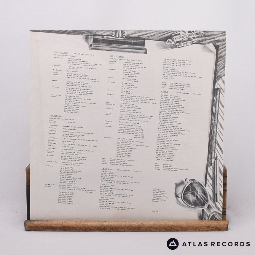 10cc - The Original Soundtrack - Lyric Sheet Gatefold LP Vinyl Record - EX/EX