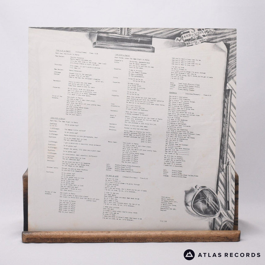 10cc - The Original Soundtrack - Lyric Sheet Gatefold LP Vinyl Record - EX/VG+