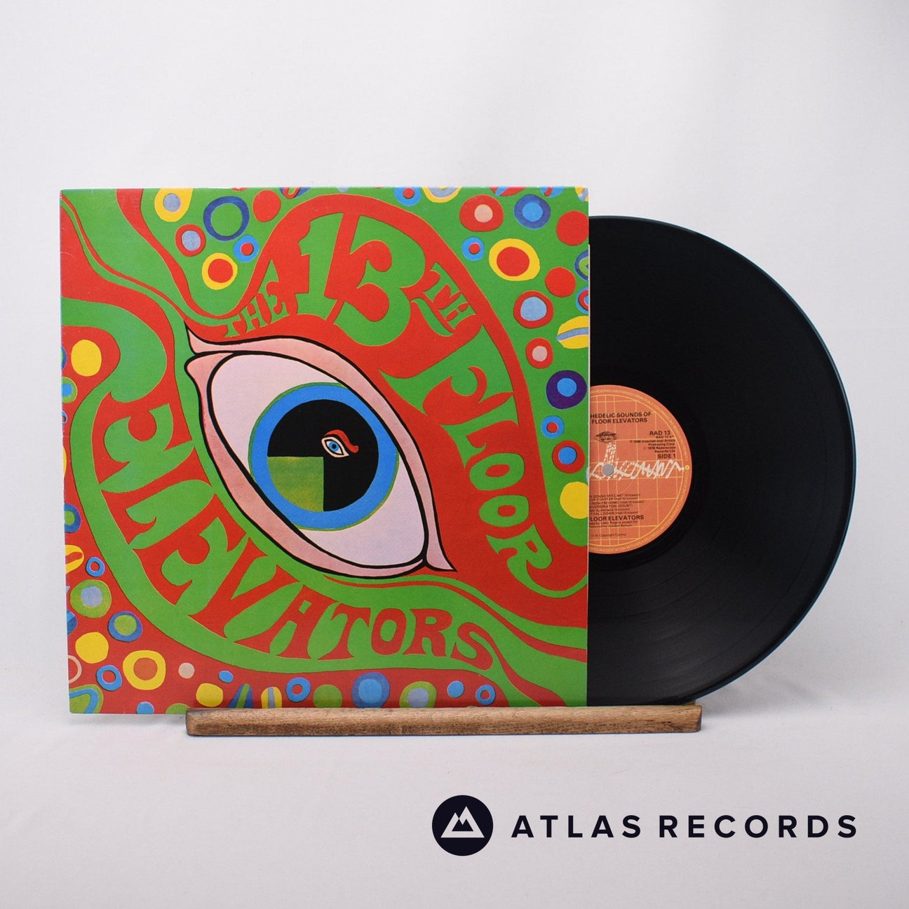 13th Floor Elevators The Psychedelic Sounds Of The 13th Floor Elevators LP Vinyl Record - Front Cover & Record