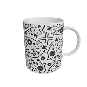 White Atlas Pattern Mug