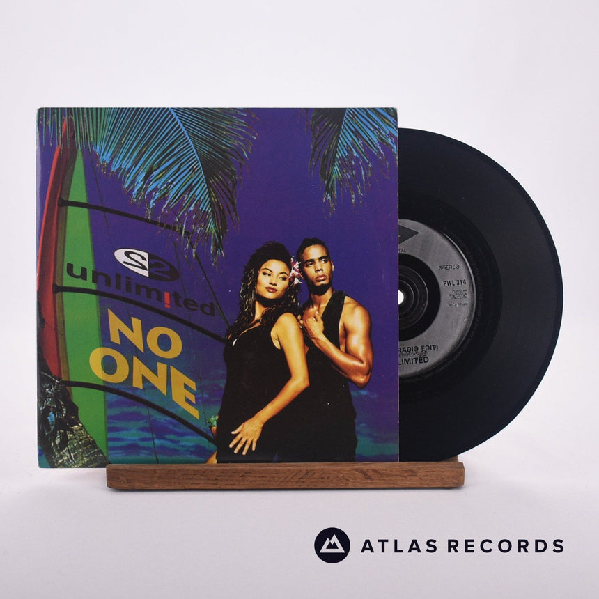 2 Unlimited No One 7" Vinyl Record - Front Cover & Record