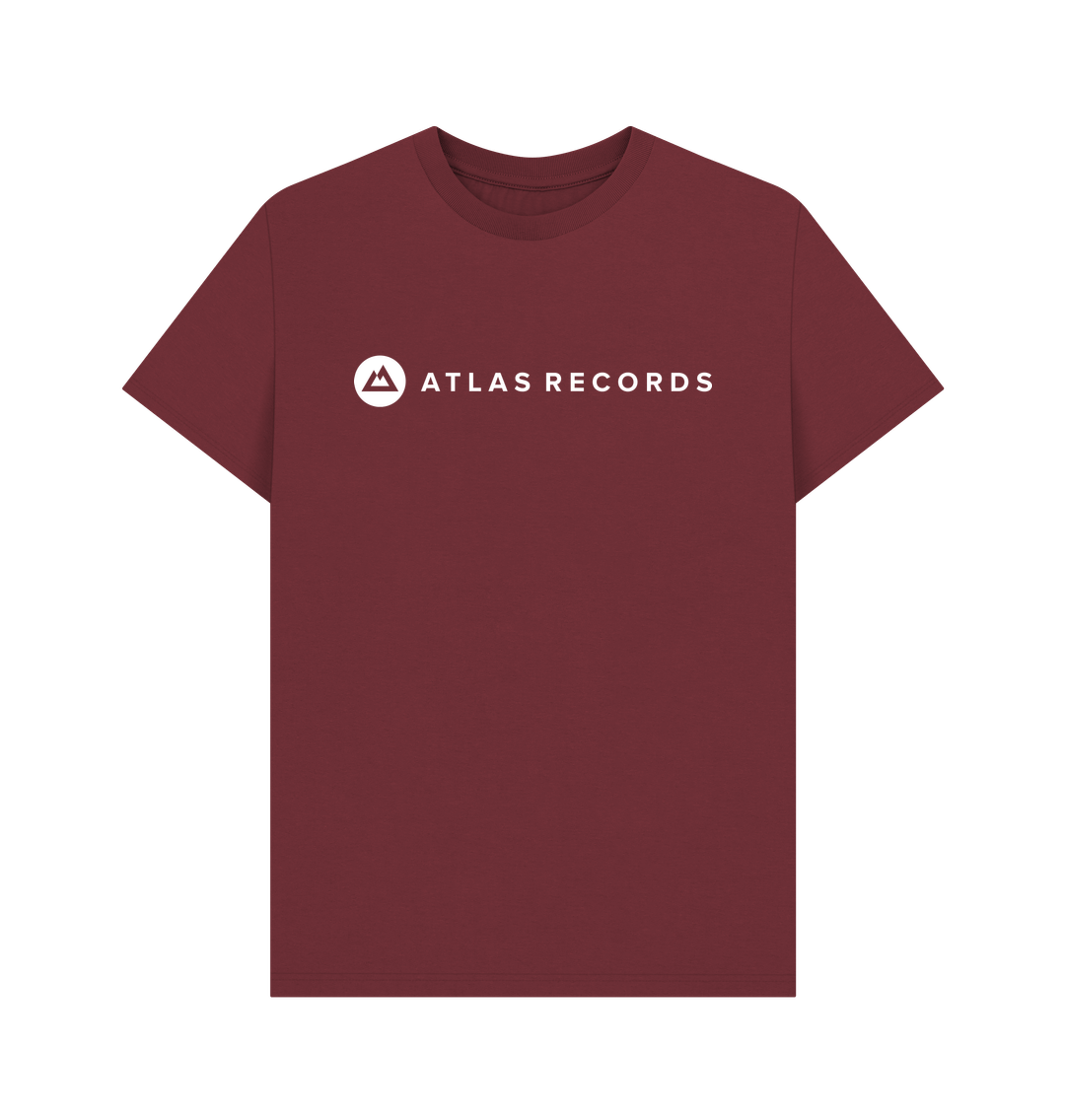 Red Wine Atlas T-Shirt - Text Logo