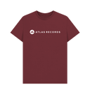 Red Wine Atlas T-Shirt - Text Logo