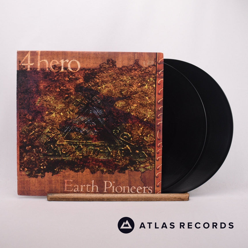 4 Hero Earth Pioneers 2 x 12" Vinyl Record - Front Cover & Record