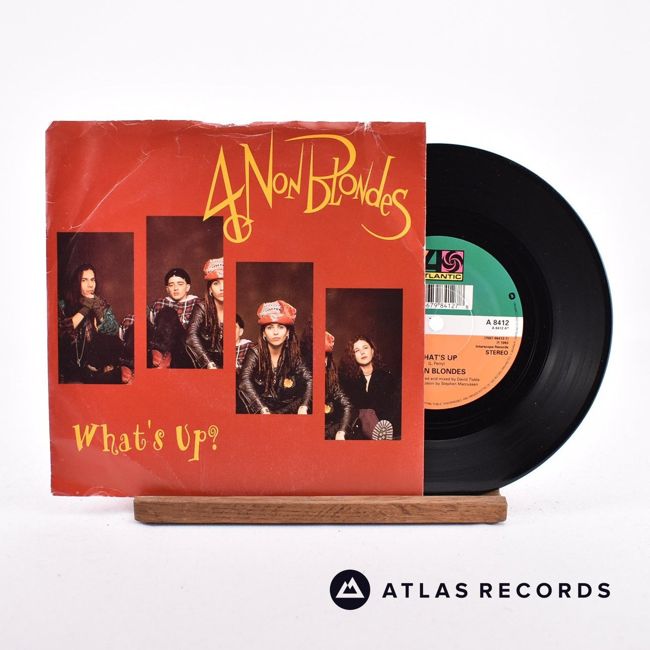 4 Non Blondes What's Up? 7" Vinyl Record - Front Cover & Record