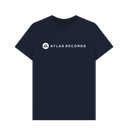 Navy Blue Atlas T-Shirt - Text Logo