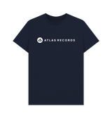 Navy Blue Atlas T-Shirt - Text Logo