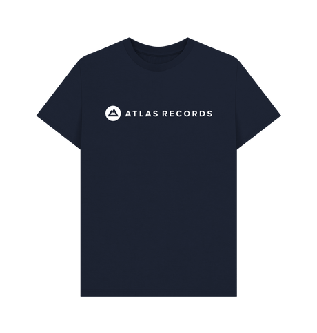 Navy Blue Atlas T-Shirt - Text Logo