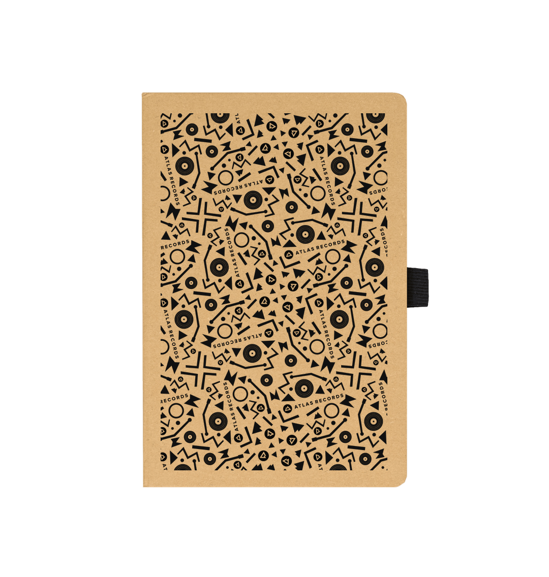 Kraft Atlas Pattern Notebook