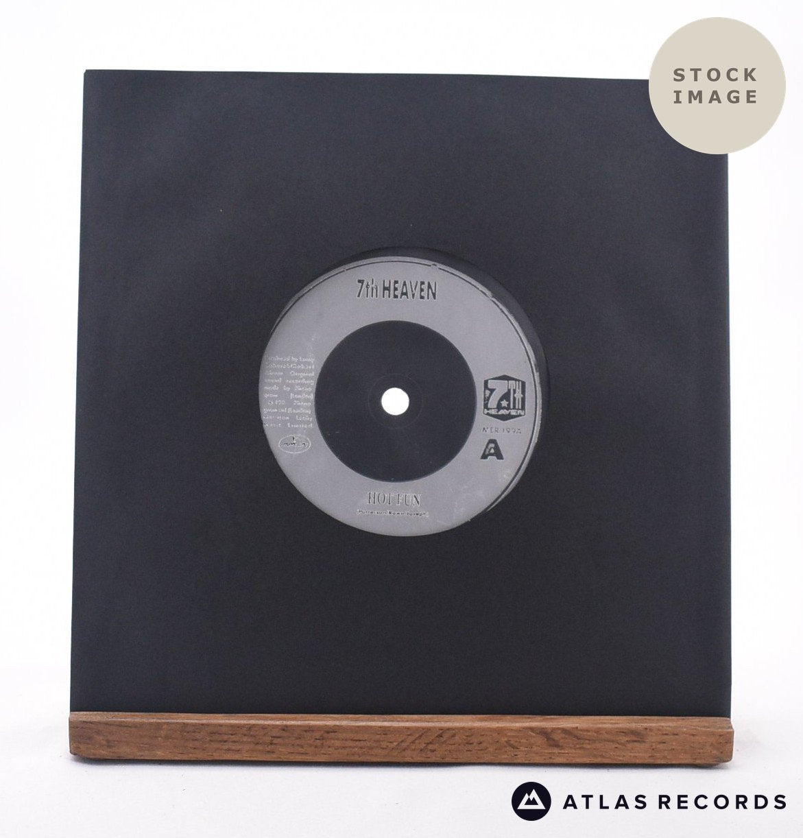 7th Heaven Hot Fun 7" Vinyl Record - Sleeve & Record Side-By-Side
