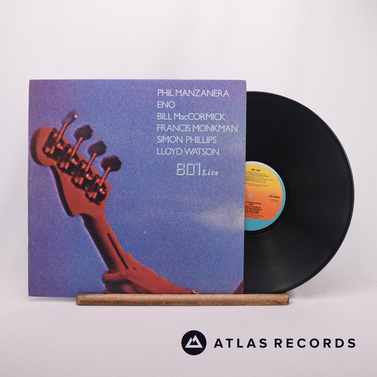 801 801 Live LP Vinyl Record - Front Cover & Record