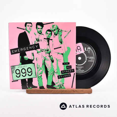 999 Emergency 7" Vinyl Record - Front Cover & Record