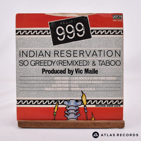 999 - Indian Reservation - Clear 7" Vinyl Record - VG+/VG+