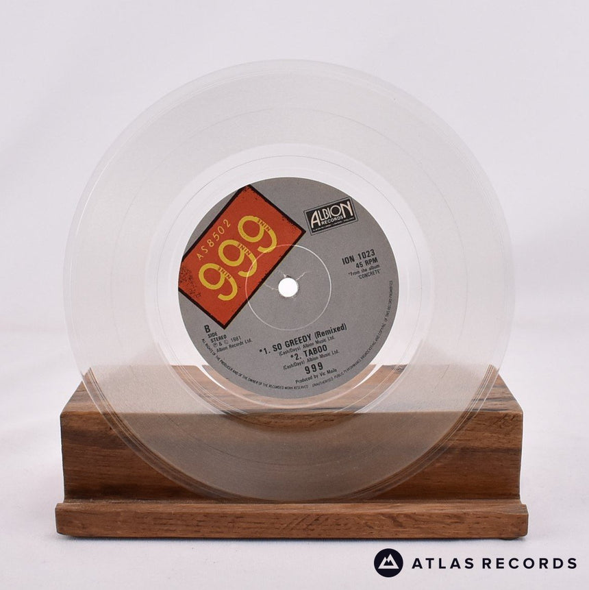 999 - Indian Reservation - Clear 7" Vinyl Record - VG+/VG+