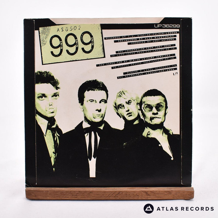 999 - Nasty, Nasty - Green 7" Vinyl Record - VG+/EX