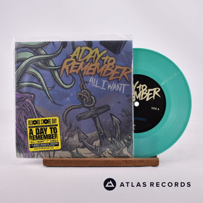 A Day To Remember All I Want 7" Vinyl Record - Front Cover & Record