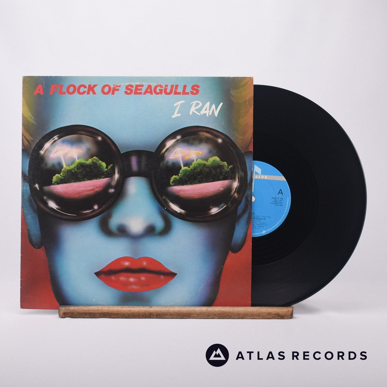 A Flock Of Seagulls I Ran 12" Vinyl Record - Front Cover & Record