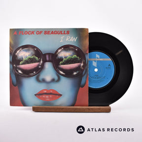 A Flock Of Seagulls I Ran 7" Vinyl Record - Front Cover & Record