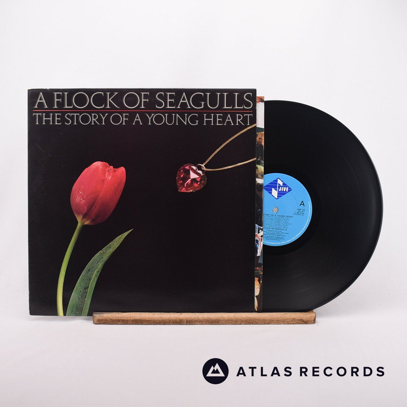 A Flock Of Seagulls The Story Of A Young Heart LP Vinyl Record - Front Cover & Record