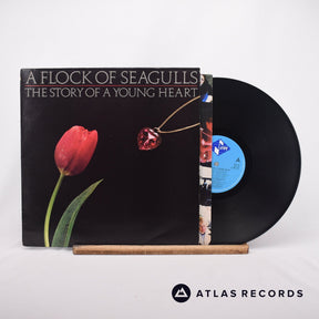 A Flock Of Seagulls The Story Of A Young Heart LP Vinyl Record - Front Cover & Record