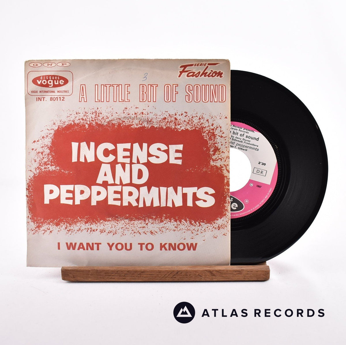 A Little Bit Of Sound Incense And Peppermints 7" Vinyl Record - Front Cover & Record