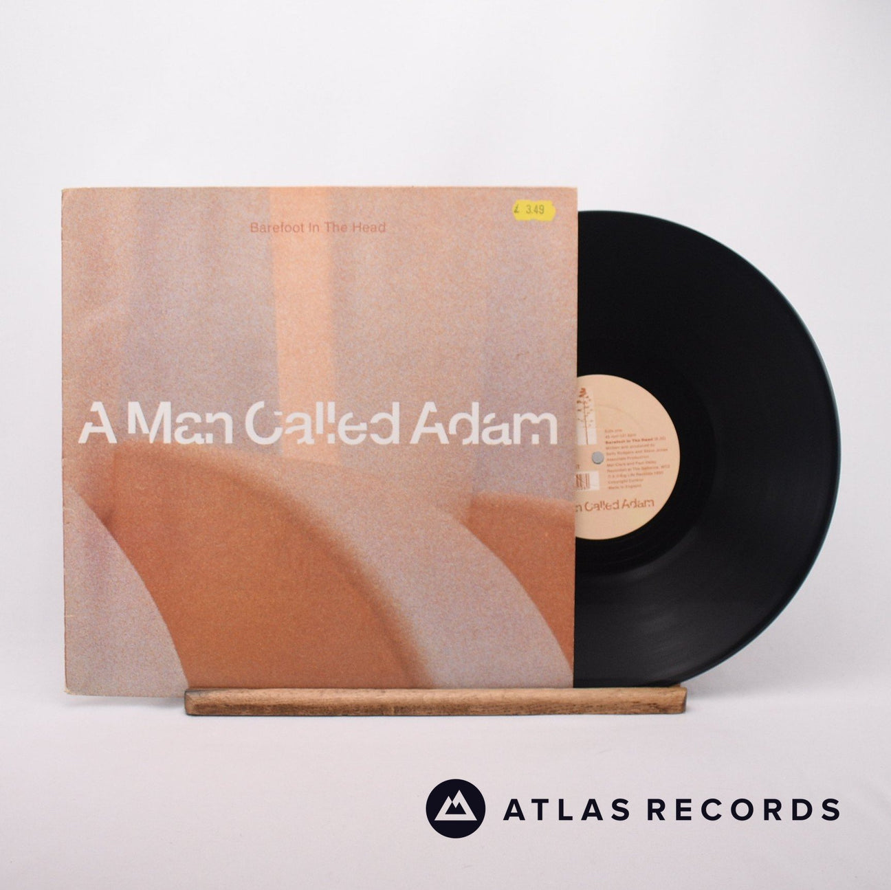 A Man Called Adam Barefoot In The Head 12" Vinyl Record - Front Cover & Record