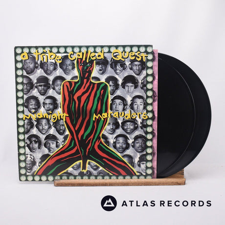 A Tribe Called Quest Midnight Marauders 2 x LP Vinyl Record - Front Cover & Record