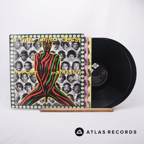 A Tribe Called Quest Midnight Marauders 2 x LP Vinyl Record - Front Cover & Record