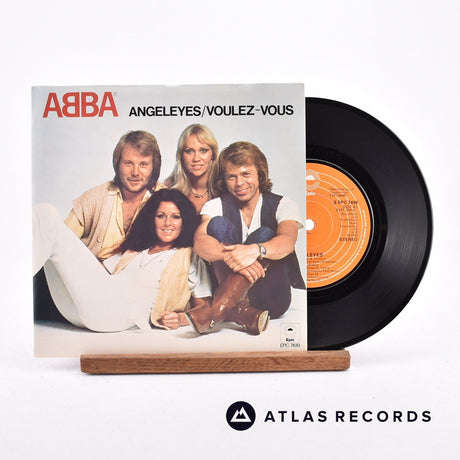 ABBA Angeleyes 7" Vinyl Record - Front Cover & Record