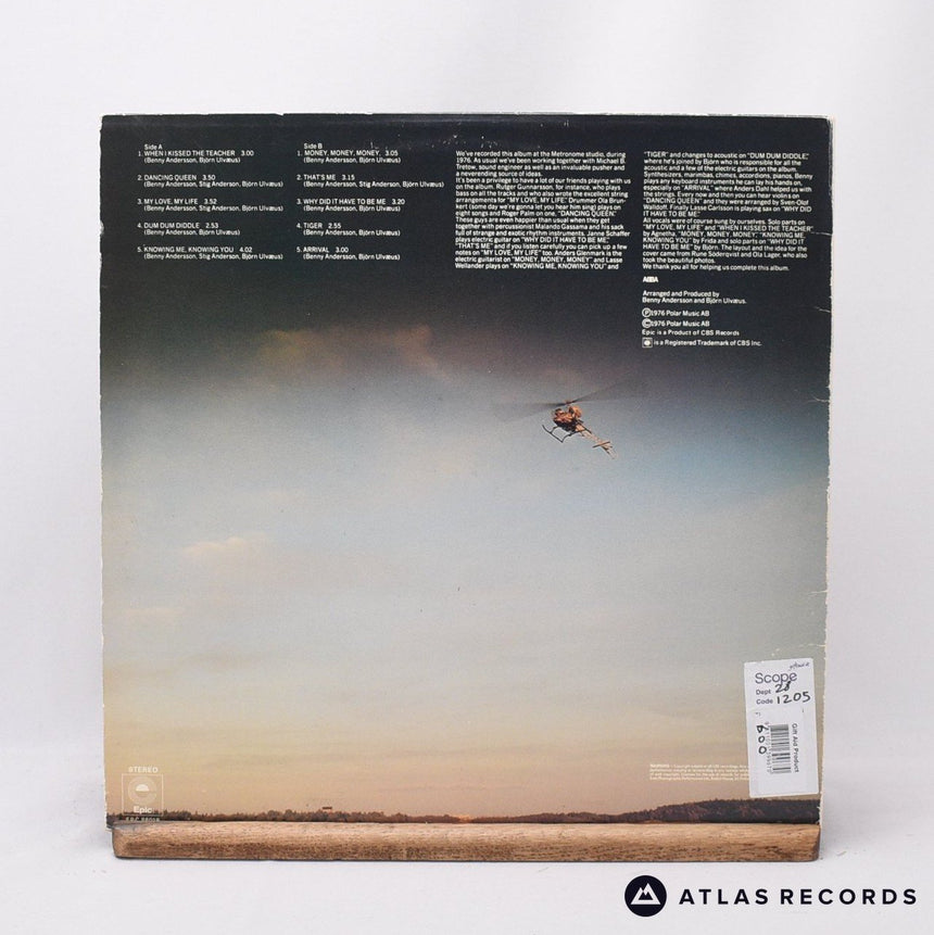 ABBA - Arrival - LP Vinyl Record - VG+/EX