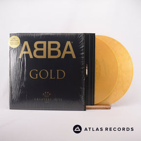 ABBA Gold (Greatest Hits) 2 x LP Vinyl Record - Front Cover & Record