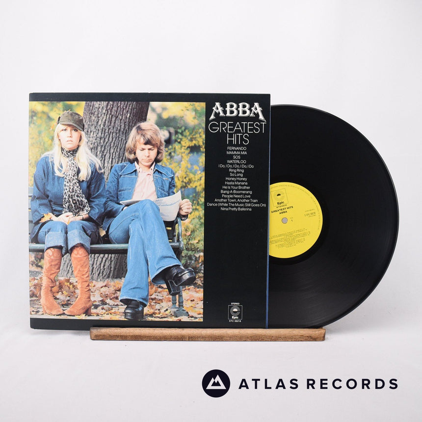 ABBA Greatest Hits LP Vinyl Record - Front Cover & Record