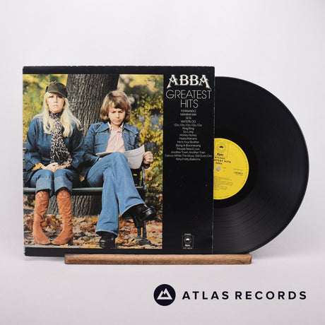 ABBA Greatest Hits LP Vinyl Record - Front Cover & Record