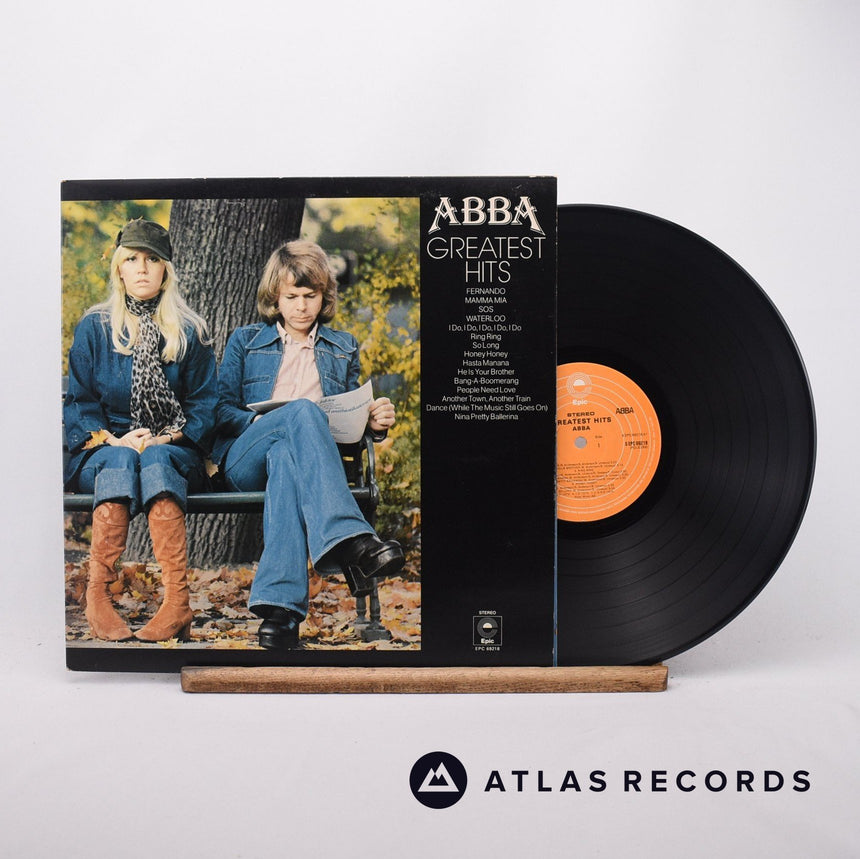 ABBA Greatest Hits LP Vinyl Record - Front Cover & Record