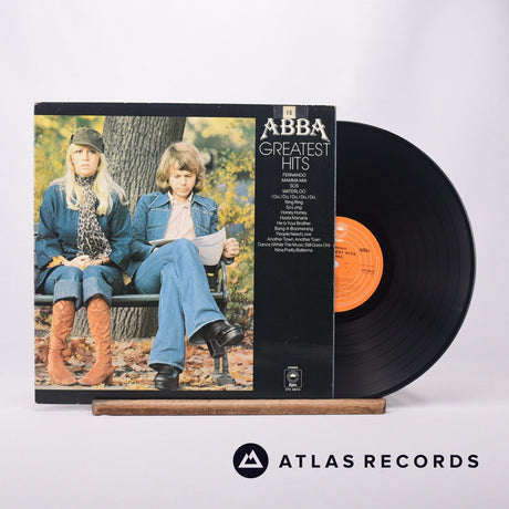 ABBA Greatest Hits LP Vinyl Record - Front Cover & Record