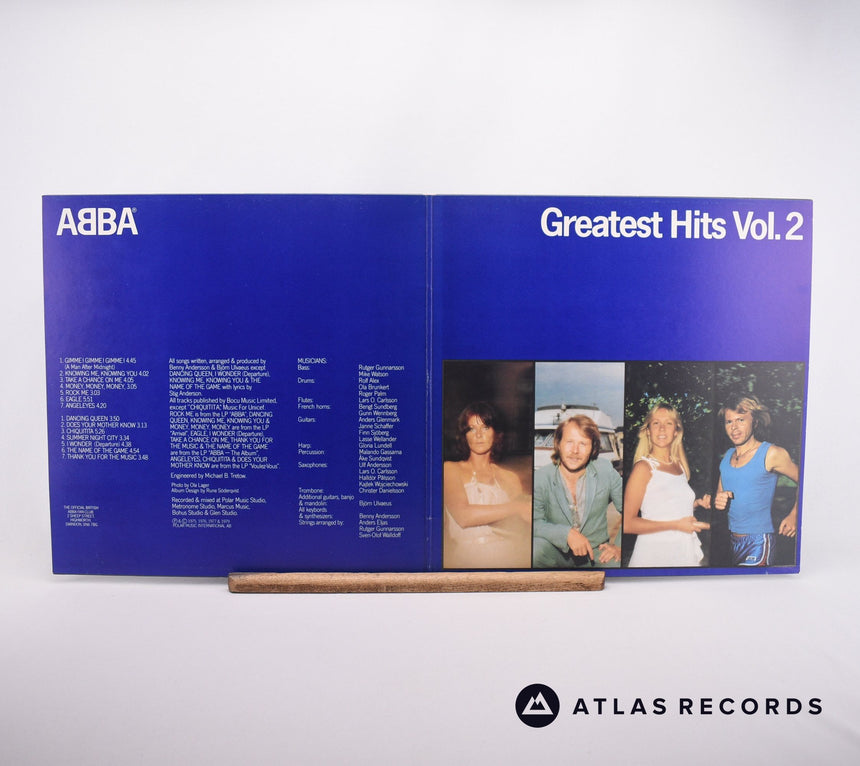 ABBA - Greatest Hits Vol. 2 - Gatefold A-1 B-2 LP Vinyl Record - EX/EX