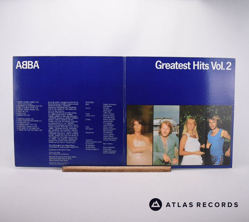 ABBA - Greatest Hits Vol. 2 - Gatefold Us 3-1 4-B LP Vinyl Record - VG+/EX