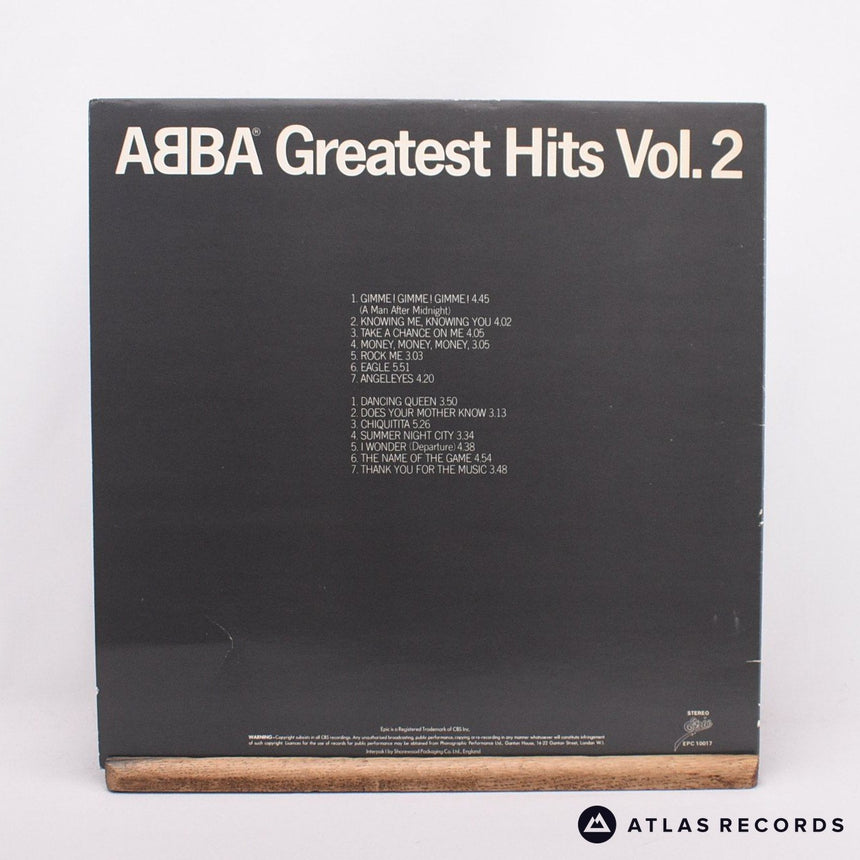 ABBA - Greatest Hits Vol. 2 - Gatefold A-1 B-2 LP Vinyl Record - EX/EX