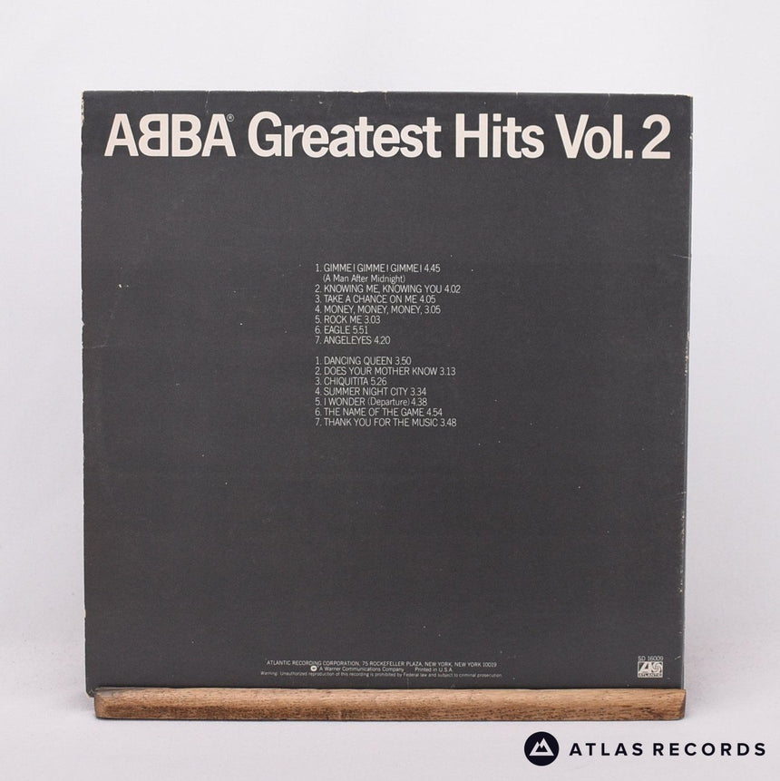 ABBA - Greatest Hits Vol. 2 - Gatefold Us 3-1 4-B LP Vinyl Record - VG+/EX