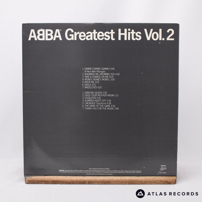 ABBA - Greatest Hits Vol. 2 - Gatefold LP Vinyl Record - VG+/EX