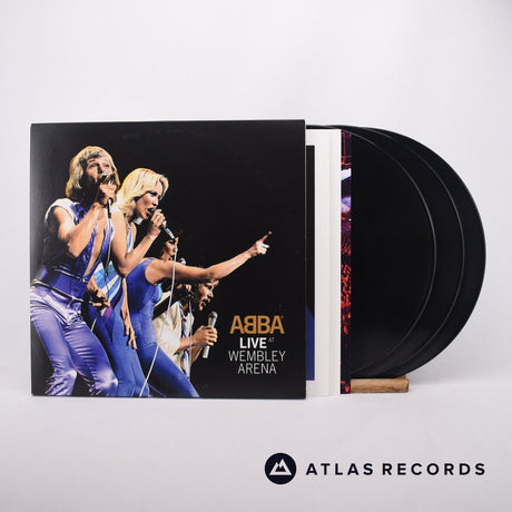 ABBA Live At Wembley Arena 3 x LP Vinyl Record - Front Cover & Record