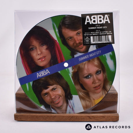 ABBA Summer Night City 7" Vinyl Record - Front Cover & Record