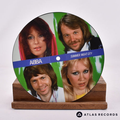 ABBA - Summer Night City - Picture Disc Reissue 7" Vinyl Record - EX/NM