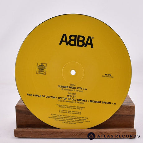 ABBA - Summer Night City - Picture Disc Reissue 7" Vinyl Record - EX/NM
