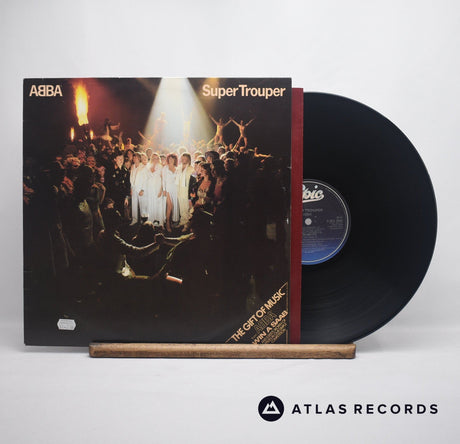 ABBA Super Trouper LP Vinyl Record - Front Cover & Record
