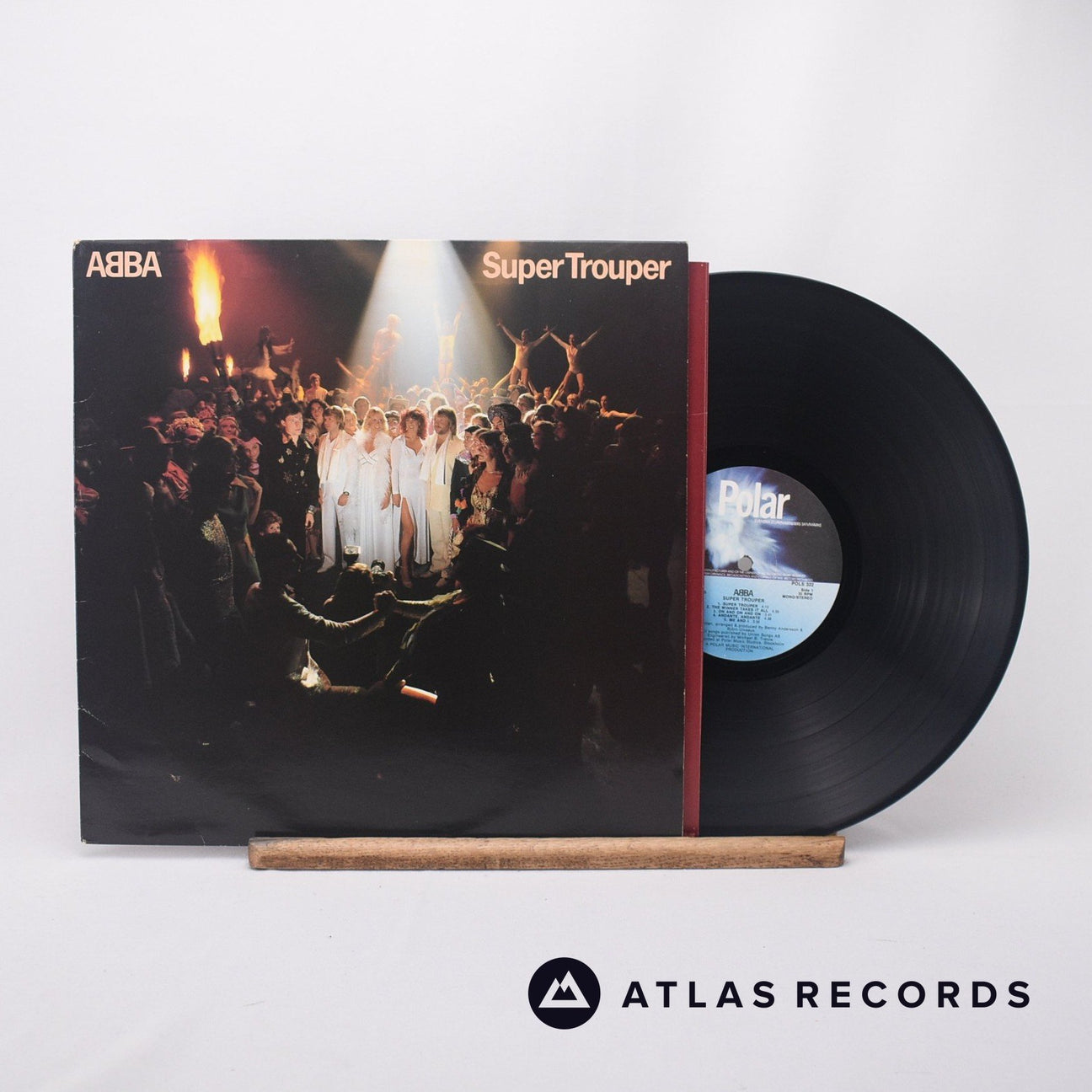 ABBA Super Trouper LP Vinyl Record - Front Cover & Record